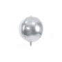 Rund Folieballong silver