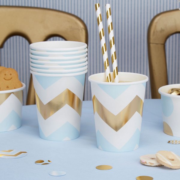 Pappmuggar - Pattern Works - Bl - 8-pack