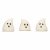 Sockerdekorationer - Spken - Halloween - 3-pack