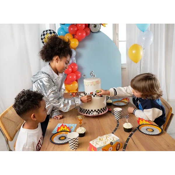 Cake Picks - Racing - 4-pack