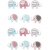 Stickers - 3D - Elefanter