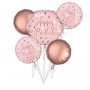 Ballongbukett Happy Birthday Ros�