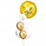 Ballongbukett Guld 50 �r