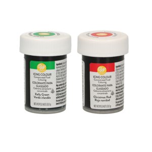 Pastafärger Jul - Röd, Grön - 2 x 28g - Wilton Pastafärger Jul - Röd, Grön - 2 x 28g - Wilton