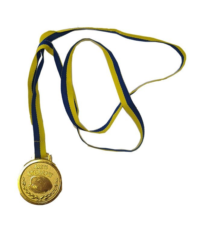 Studenthänge – Medalj Årets student – Metall – Studentdjur, Student