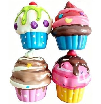 Squishy Cupcake - 10 x 8 cm - 1 st Squishy Cupcake - 10 x 8 cm - 1 st