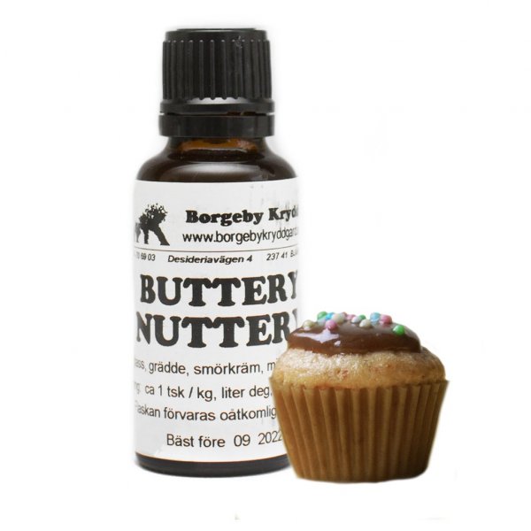 Arom - Borgeby Kryddgrd - Buttery Nuttery - 25 ml