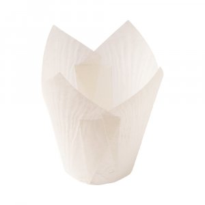 Muffinsformar - Tulip - Vita - Storpack - Decora - 400 st