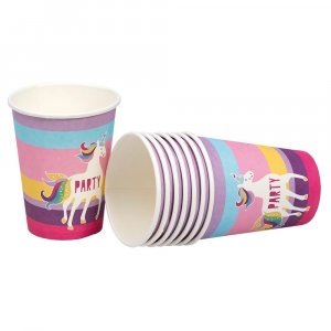 Pappmuggar - Unicorn - 8-pack