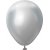 Miniballonger enfrgade - Premium 13 cm - Silver Chrome