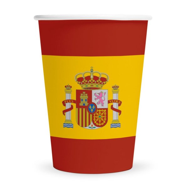 Pappmuggar - Spanien - 210 ml - 8-pack Pappmuggar - Spanien - 210 ml - 8-pack