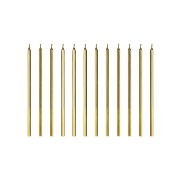 L�nga T�rtljus Guld 14 cm