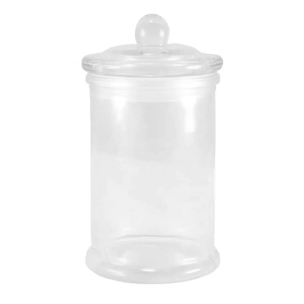Glasburk - Sl�t med lock - Mellan