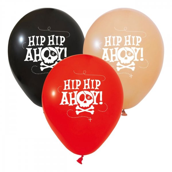 Ballonger - Pirat Hip Hip Ahoy - 6-pack