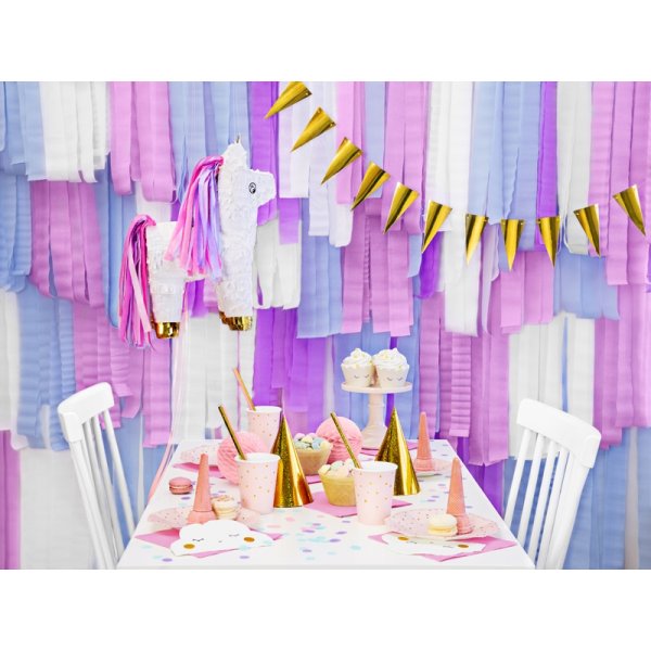 Crepe Streamers - Ljusrosa - 4-pack