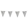 Vimpelgirlang - Silver Metallic -10 meter