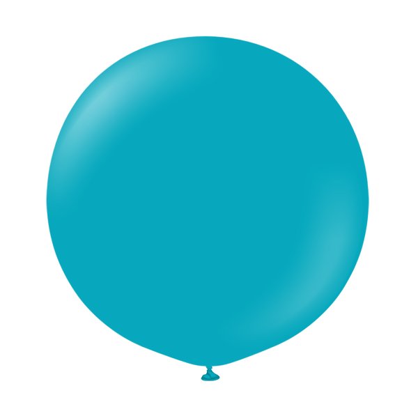 Ballonger enf�rgade - Premium 60 cm - Turquoise - 2-pack