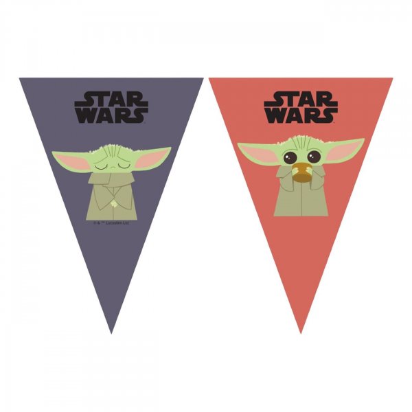 Vimpelgirlang Star Wars The Mandalorian 9-pack
