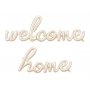 Folieballong Welcome Home - Cappuccino