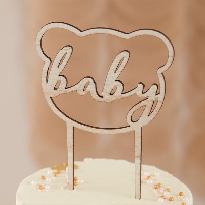 Cake Topper - Baby - Teddybjörn