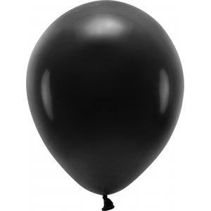 Enfrgade ballonger - Eco 30 cm - Svart - 10-pack