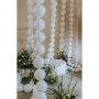 L�nkande ballonger, vit