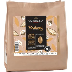 Vit choklad - Dulcey Karamelliserad - 1 kg - Valrhona