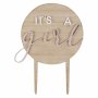 Cake Topper - Tr - It\\\'s a girl