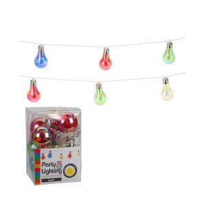 LED Belysningsslinga med f�rgade lampor