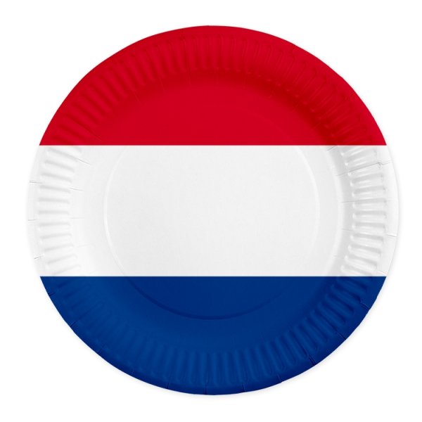 Papptallrikar - Holland - 23 cm - 8 st