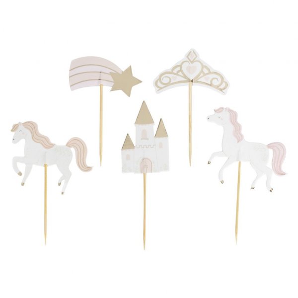 Cake Picks - Prinsesskalas - 12-pack Cake Picks - Prinsesskalas - 12-pack