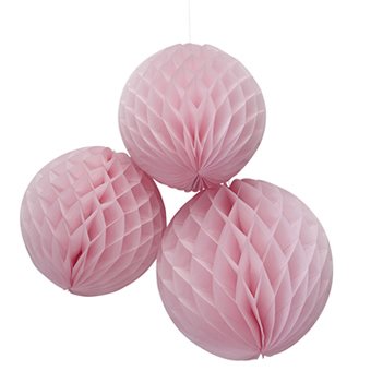 Honeycombs - 3-pack - Ljusrosa Honeycombs - 3-pack - Ljusrosa