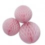 Honeycombs - 3-pack - Ljusrosa