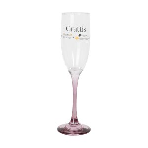 Champagneglas - Grattis