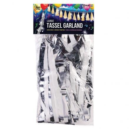 Ballongtassel - Silver/Vit Ballongtassel - Silver/Vit