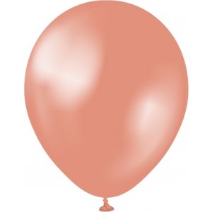 Miniballonger enfrgade - Premium 13 cm - Metallic Rose Gold