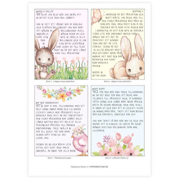 Färdiga brev - Lillharen & de försvunna äggen Färdiga brev - Lillharen & de försvunna äggen