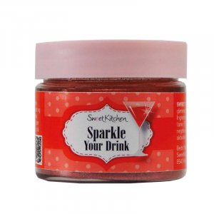 Drinkglitter - Sparkle Your Drink - R�d - SweetKitchen - 10 g