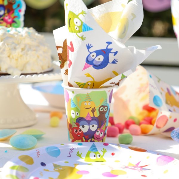 Pappmuggar - Babblarna - 8-pack