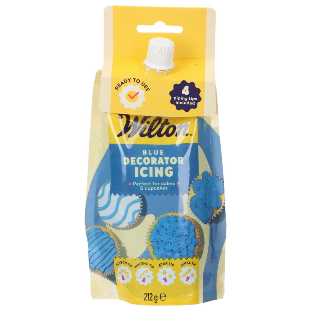 Wilton glasyr – Blå – 212g – Kristyr/Glasyr/Icing/Frosting, Strössel & bakningsdekor