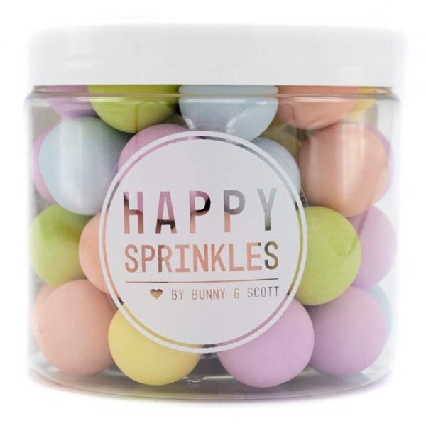Chokladpärlor - Dull Pastells XXL - Happy Sprinkles - 120g Chokladpärlor - Dull Pastells XXL - Happy Sprinkles - 120g