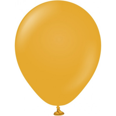 Miniballonger enfrgade - Premium 13 cm - Mustard