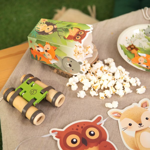 Popcornbägare - Skogens vänner - 6-pack Popcornbägare - Skogens vänner - 6-pack