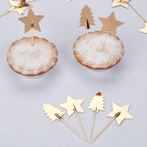 Cake Picks - Dazzling Christmas - 20-pack Cake Picks - Dazzling Christmas - 20-pack