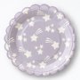 Papptallrikar- Stj�rnor - 17 cm - Lavenders Blue - 8-pack