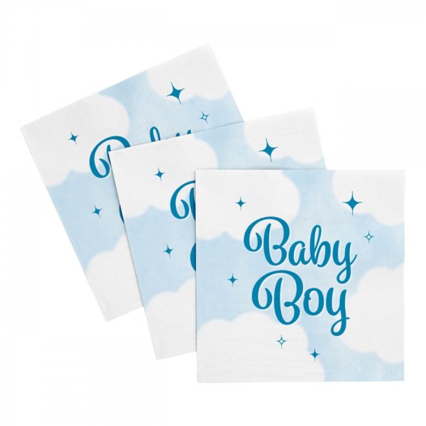 Servetter - Baby Boy - 33x33 cm - 20-pack Servetter - Baby Boy - 33x33 cm - 20-pack