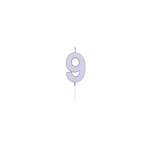 T�rtljus - Pastell Lila - 4,5 cm