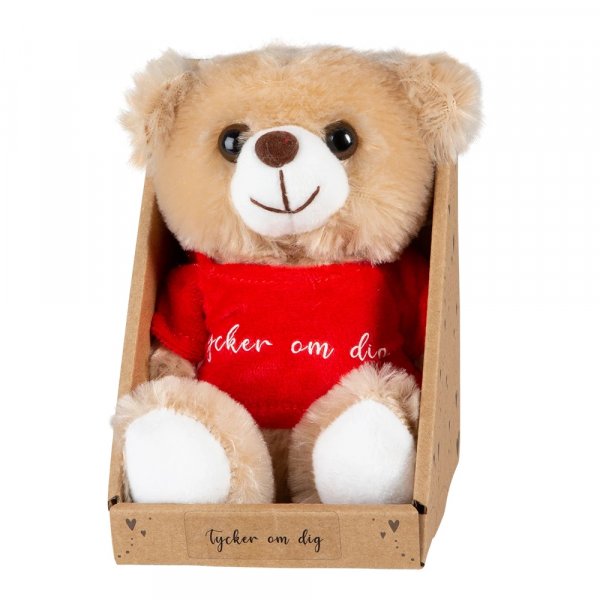 Nallebj�rn - T-Bear Tycker Om Dig - 15 cm