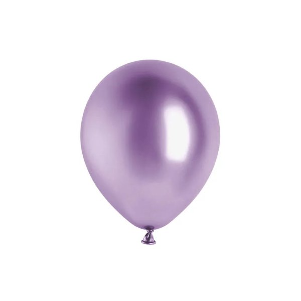 Ballonger - Glossy - Lila - 12 cm - 50-pack