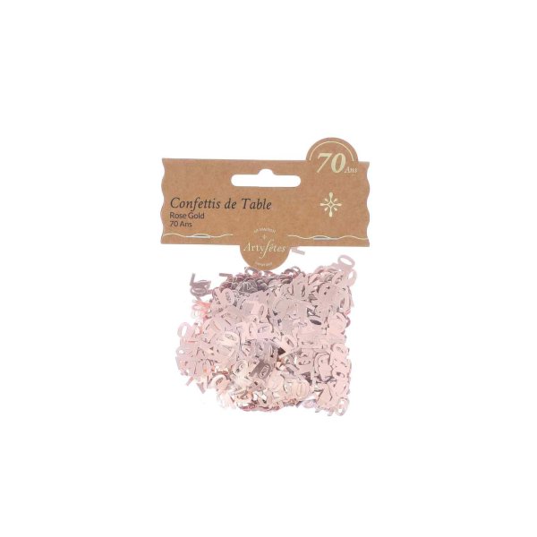 Konfetti 70 - Ros�guld - 1 cm